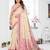 cream spun cotton blend woven designer ethnic partywear saree