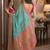 Rama soft silk blend banarasi jacuard work festive saree with unstitched blouse piece