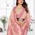 peach spun cotton blend woven designer ethnic partywear saree