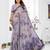 grey woven designer spun cotton blend fabric smart traditional saree