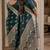 Rama soft silk blend banarasi jacuard work festive saree with unstitched blouse piece