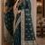 Rama soft silk blend banarasi jacuard work festive saree with unstitched blouse piece