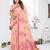 peach woven designer spun cotton blend fabric smart traditional saree