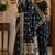 Blue soft silk blend banarasi jacuard work festive saree with unstitched blouse piece