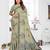 green woven designer spun cotton blend fabric smart traditional saree