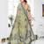 green woven designer spun cotton blend fabric smart traditional saree