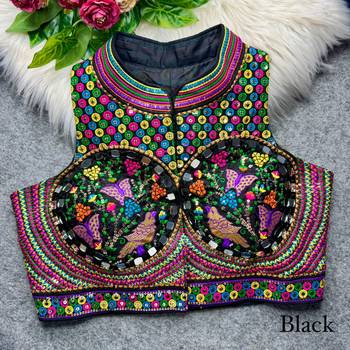 Black silk thread mirror 1