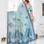 sea green woven designer spun cotton blend fabric smart traditional saree