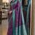 Wine soft silk blend banarasi jacuard work festive saree with unstitched blouse piece