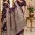 Wine soft silk blend banarasi jacuard work festive saree with unstitched blouse piece