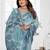 sea green color smart spun cotton blend fabric woven designer saree