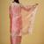 gajri color smart tissue fabric sequins work smart bollywood saree