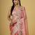 gajri color smart tissue fabric sequins work smart bollywood saree