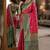 Pink soft silk blend banarasi jacuard work festive saree with unstitched blouse piece