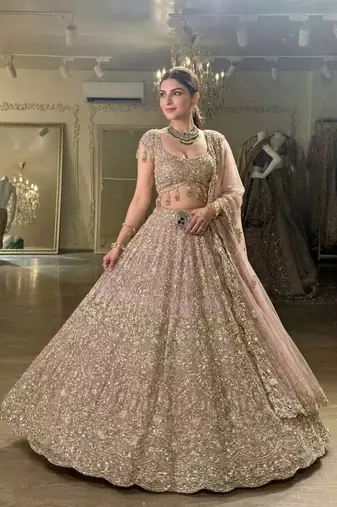 Embroidered Sequin Lehenga Choli with Dupatta for Festive and Wedding Wear