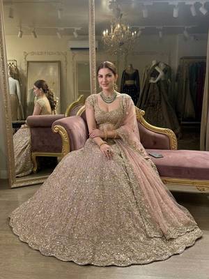 Embroidered Sequin Lehenga Choli with Dupatta for Festive and Wedding Wear 3