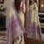Cream soft silk blend banarasi jacuard work festive saree with unstitched blouse piece