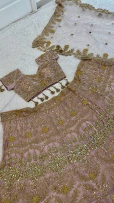 Embroidered Sequin Lehenga Choli with Dupatta for Festive and Wedding Wear 5