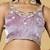 purple color smart tissue fabric sequins work smart bollywood saree