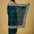 teal color smart tissue fabric sequins work smart bollywood saree