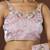 pink color smart tissue fabric sequins work smart bollywood saree
