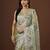 pista color smart tissue fabric sequins work smart bollywood saree