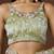 pista color smart tissue fabric sequins work smart bollywood saree