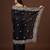 black color smart tissue fabric sequins work smart bollywood saree