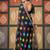 Black color smart chiffon fabric designer embroidered smart and elegant saree