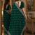 Green soft georgette embroidery work festive saree with unstitched blouse piece