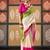 Pink color smart chiffon fabric designer embroidered smart and elegant saree