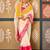 Multy color smart chiffon fabric designer embroidered smart and elegant saree