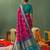 pink color smart ethnic woven designer soft silk blend fabric ceremonial saree