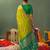olive color smart ethnic woven designer soft silk blend fabric ceremonial saree