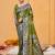 olive green color beautiful soft silk blend woven designer partywear ethnic saree