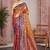 mustard gold color smart soft silk blend woven designer ethnic festive saree