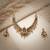 antique gold lakshmi temple necklace set with jhumka earrings