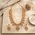 gold plated kundan pearl choker necklace set with earrings
