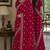 Rani pink soft georgette embroidery work festive saree with unstitched blouse piece
