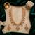 gold plated kundan pearl choker necklace set with earrings