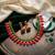 Gold plated ruby & green indian jewelry:necklace with jhumka 