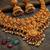 gold south indian temple choker necklace set with jhumka earrings
