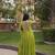 Designer laheriya print faux georgette gown with kutchi patchwork | free size 38-44