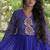 Designer laheriya print faux georgette gown with kutchi patchwork | free size 38-44