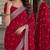 Rani pink soft georgette embroidery work festive saree with unstitched blouse piece