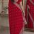 Rani pink soft georgette embroidery work festive saree with unstitched blouse piece