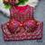Pink silk thread mirror