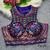 Purple silk thread mirror