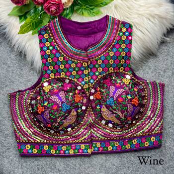 Wine silk thread mirror 1
