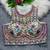 White silk thread mirror